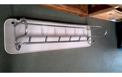 KLEIDERSTÄNDER WAND- IM VINTAGE-STIL CHROM