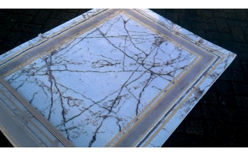 TEPPICH KLEINER BEIGE GRAU GELB KLEINER