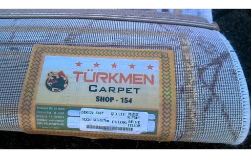 TEPPICH KLEINER BEIGE GRAU GELB KLEINER