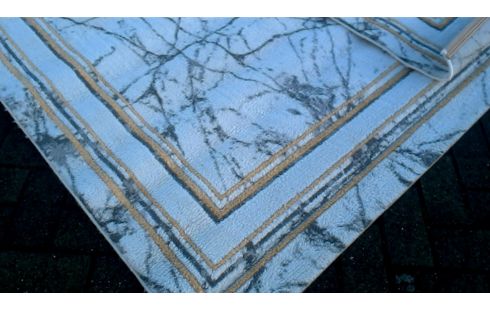 TEPPICH BEIGE GRAU GELB DAS STÜCK