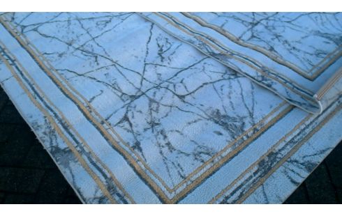 TEPPICH BEIGE GRAU GELB DAS STÜCK