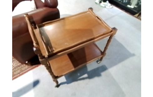 DESSERTE A ROULETTES +PLATEAU