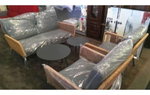 SALON DE JARDIN CORDES 5PIECES