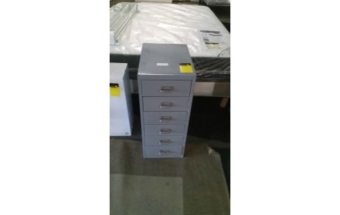 MEUBLE METAL GRIS TIROIRS