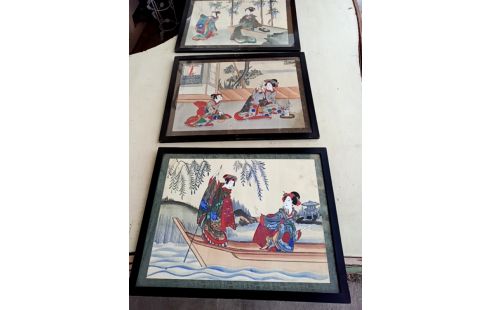 ESTAMPE JAPONAISE SUR PAPIER