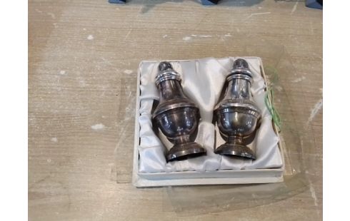 SEL ET POIVRE METAL ARGENTE