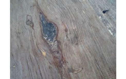 TABLE DESIGN BOIS RECYCLÉ SALLE A MANGER 220 X 102 PIEDS ACIER EN CROIX