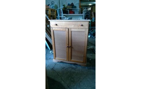 MEUBLE EN PIN 2P/1T CANNAGE