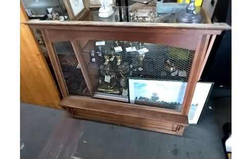 ETAGERE MURALE CHÊNE GRILLAGE