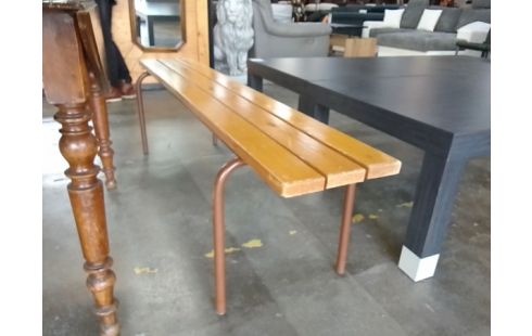 BANC BOIS METAL