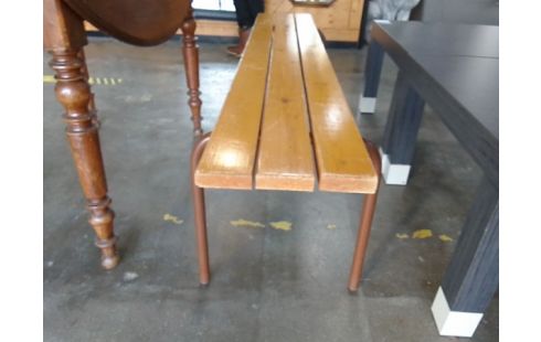 BANC BOIS METAL