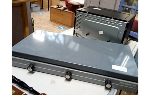 PLAQUE GAZ + sous meuble de camping vintage