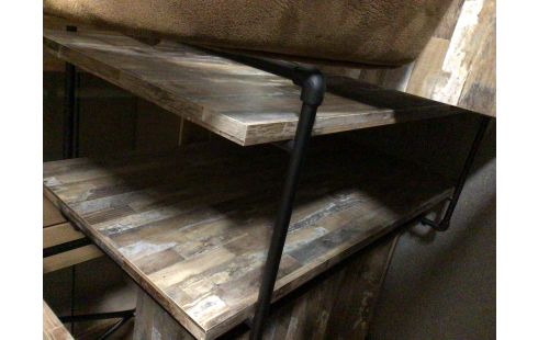 TABLE BASSE DE SALON MODERNE TUYAU NOIR