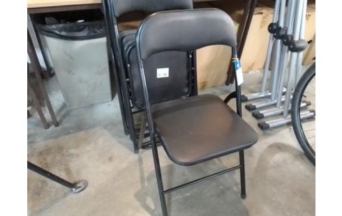 CHAISE PLIANTE NOIR L'UNITE