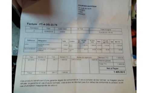 VELO ELECTRIQUE BAT.374WH BLEU/CLE 3 ROUGE ACC B2/VALDO N3 O2FEEEL