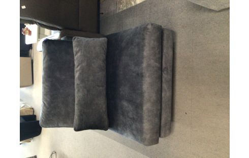 Fauteuil Remco tissu dim antracite PETIT TROU