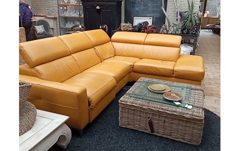 CANAPE D'ANGLE CHATEAU D'AX 1 REL ELECT TETIERES REGLABLES