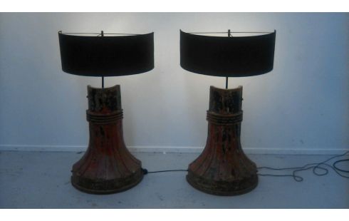 OUDE LANTAARN LAMP IN FONTE