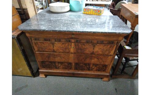 COMMODE LOUIS PHILIPPE MARBRE