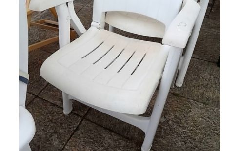FAUTEUIL PVC RELAX BLANC