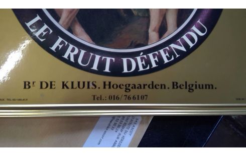 DECO-OBJECT VERBODEN VRUCHT BIER