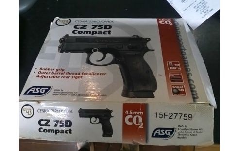 PISTOLET D'AIRSOFT CZ 75D COMPACT