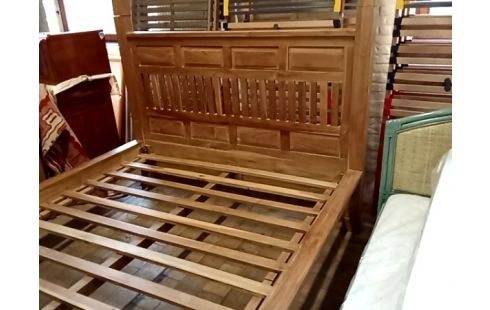 LIT TECK 160/200 AVEC BALDAQUIN