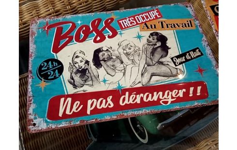 PLAQUE METAL PLAQUE EMAILLEE