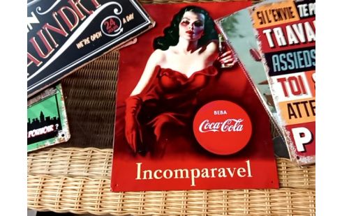 PLAQUE METAL PLAQUE EMAILLEE