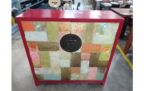 MEUBLE 2 PORTES STYLE ASIATIQUE