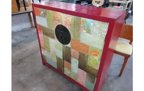 MEUBLE 2 PORTES STYLE ASIATIQUE