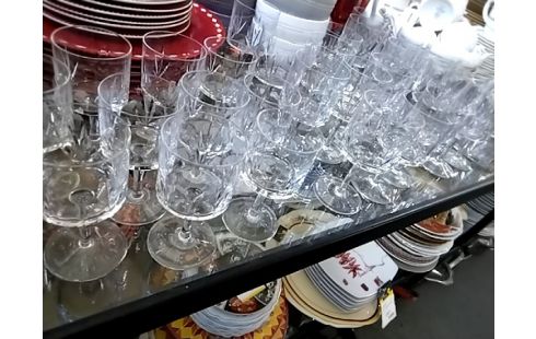 SERVICE Verres cristal avec carafe l'ensemble