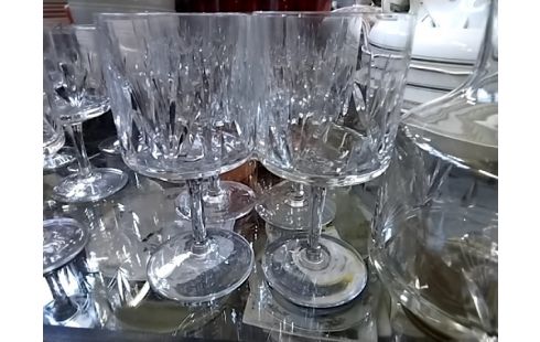 SERVICE Verres cristal avec carafe l'ensemble