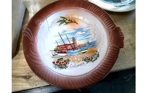 ASSIETTE Poisson Collioure