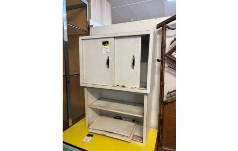 MEUBLE METAL VINTAGE A SUSPENDRE EMAILLE