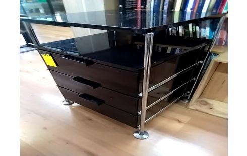 MEUBLE D'APPOINT 3T NOIR