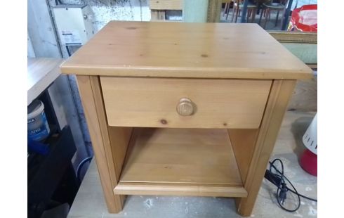 CHEVET 1 TIROIR BOIS