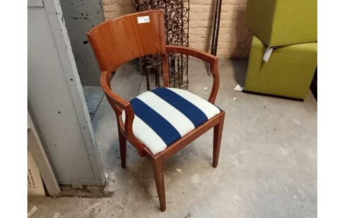 CHAISE MERISIER TISSU LIGNE LOT 6