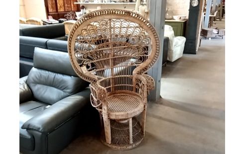 FAUTEUIL ROTIN STYLE EMMANUELLE