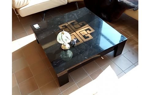 TABLE BASSE LAQUEE NOIRE