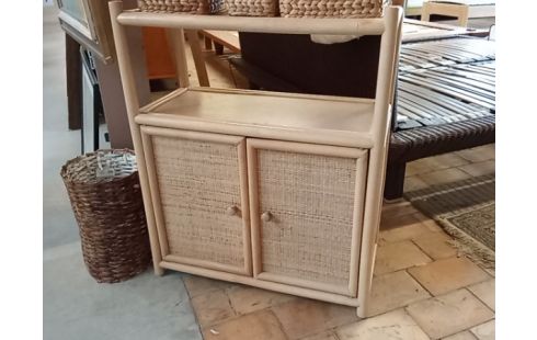 ARMOIRE 2 PORTES ROTIN