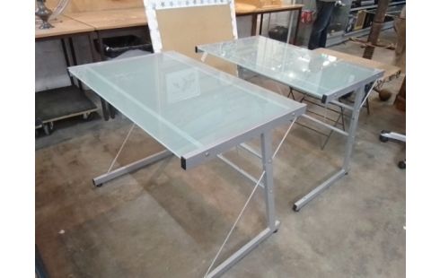 BUREAU METAL VERRE L'UNITE