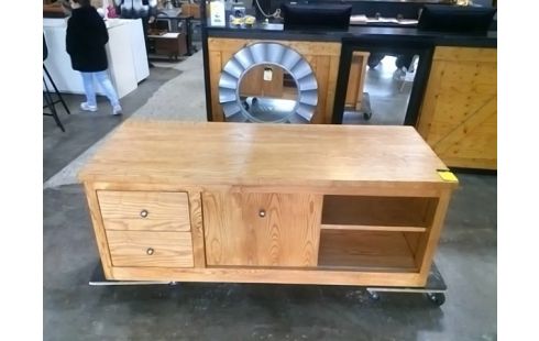 MEUBLE TV FRENE 2 TIROIRS 1 PORTE