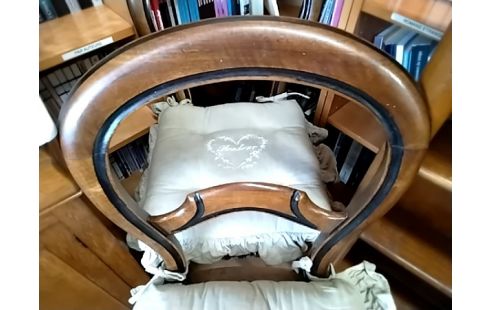 CHAISE CANNAGE COUSSIN BONHEUR