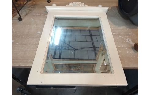 MIROIR BOIS PEINT BLANC