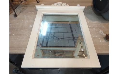 MIROIR BOIS PEINT BLANC