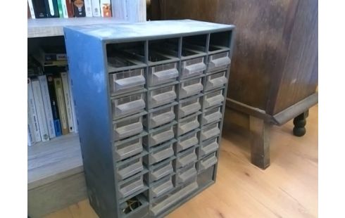 RANGEMENT DE BRICOLAGE POUR VIS BLEU