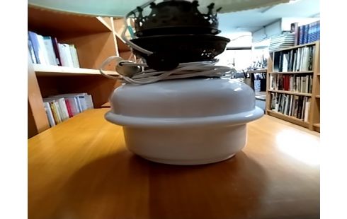 LAMPE A PETROLE ÉLECTRIFIÉE