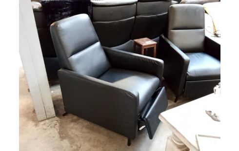 FAUTEUIL RELAX manuel ikea pu noir