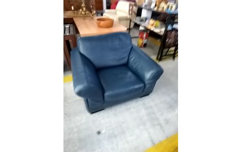 CANAPE CUIR ROCHE BOBOIS+ FAUTEUIL